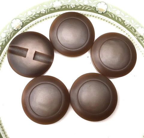 30.5mm Chunky Brown Vintage Buttons - Premium Buttons from Smart as a button - Just £2.50! Shop now at Smart as a button