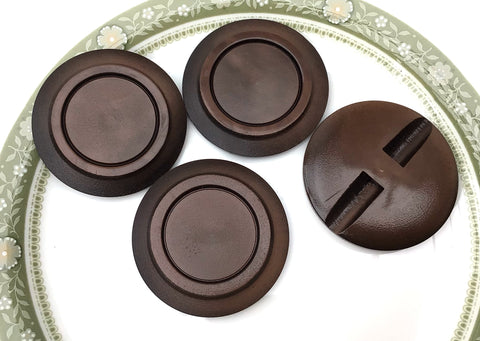 Vintage 37mm Brown Buttons with Raised Circles - Premium Buttons from Smart as a button - Just £0.50! Shop now at Smart as a button