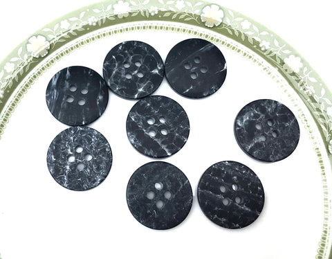 Vintage Grey Marbled 4 Hole Buttons - Premium Buttons from Smart as a button - Just £0.20! Shop now at Smart as a button